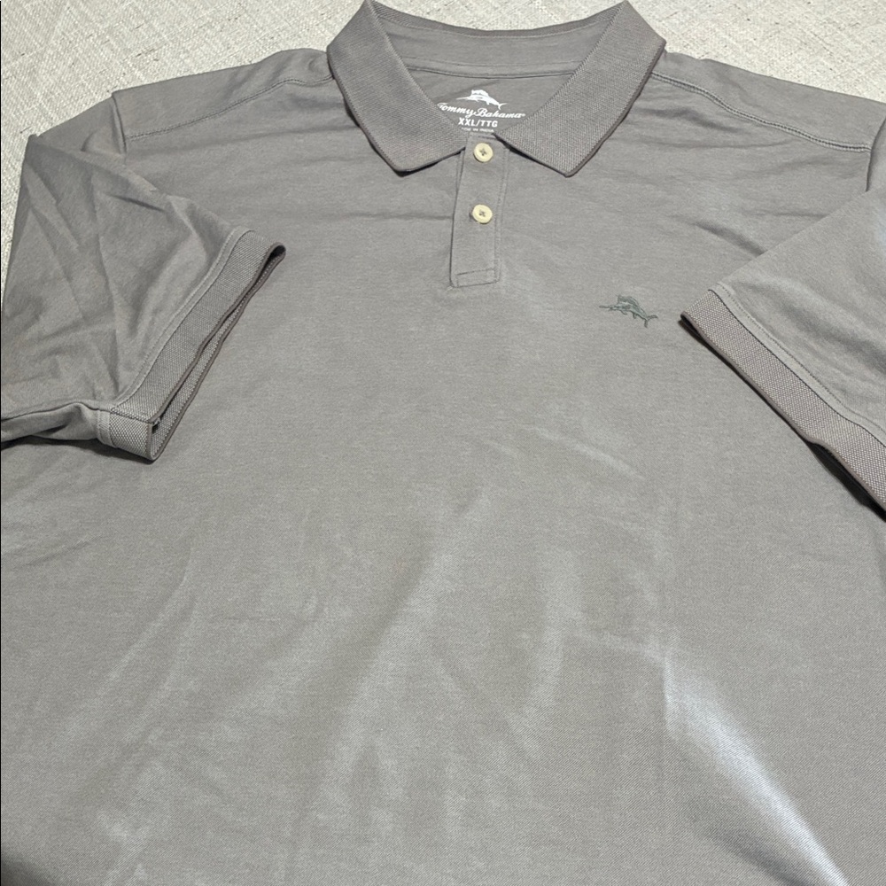 Men's Tommy Bahama Gray Polo Shirt